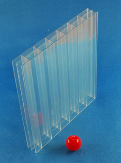 Stegplatten 16 mm Polycarbonat transparent
